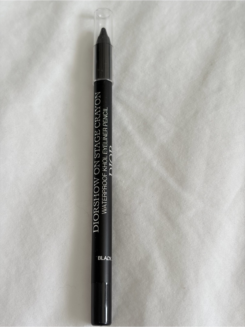 Dior Black Diorshow On Stage Waterproof Khol Eyeliner Pencil new